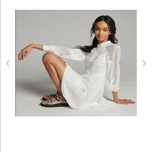 RARE ANTHROPOLOGIE SABINE EMBRIODERED DRESS